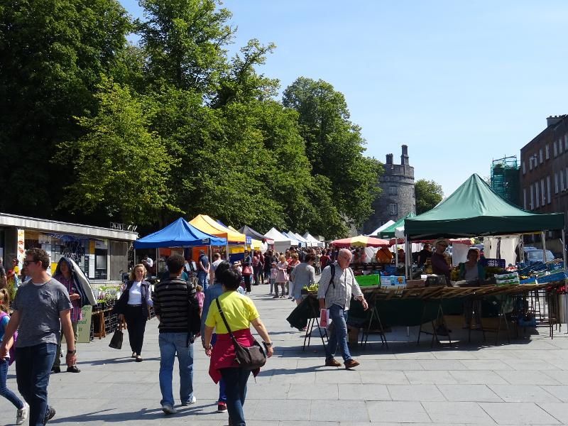 le centre-ville de Kilkenny durant le séjour linguistique Irlande famille d'accueil
