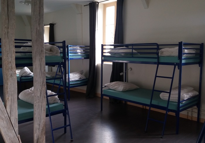 Chambre avec lits superposés