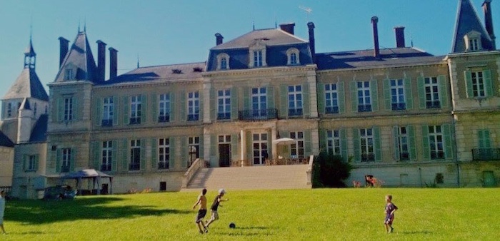 Vue de l'arrière du château