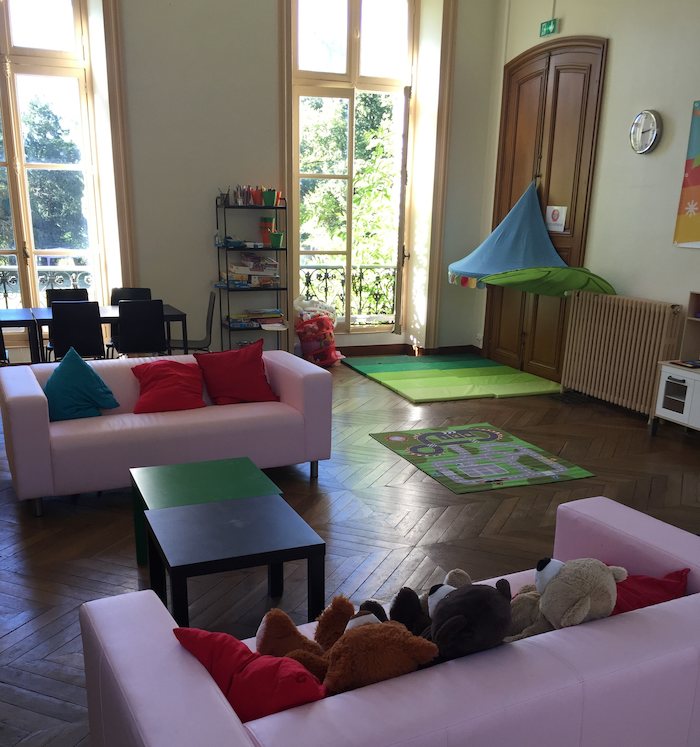 Salle de jeux de la colonie de vacances