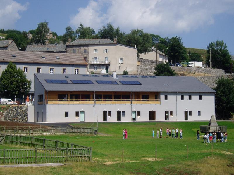 Le pré utilisé lors d'une colonie vacances ferme