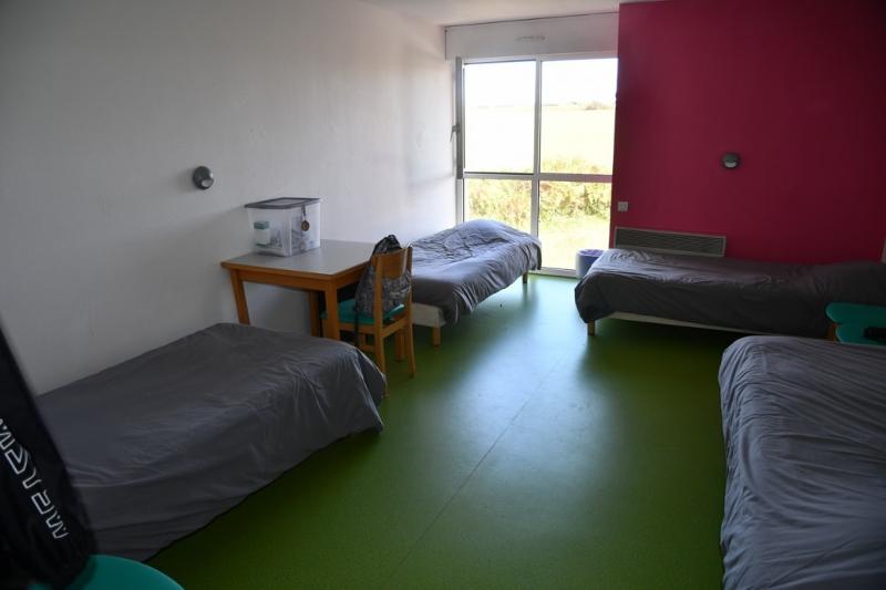 Un chambre lors d'un stage de foot Bretagne