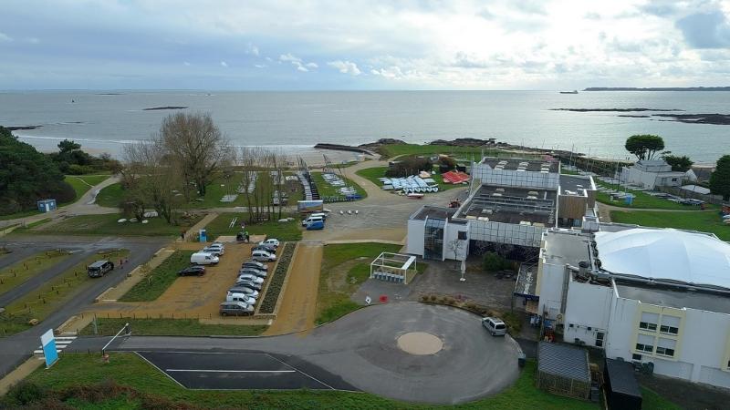 Le centre de football lors d'un stage de foot Bretagne