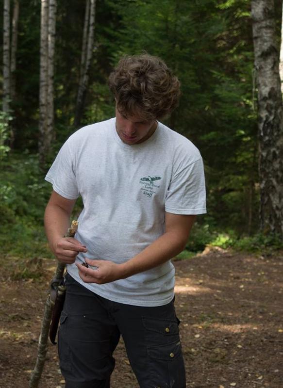 Photo d'un jeune lors de la colo itinérante en Suède