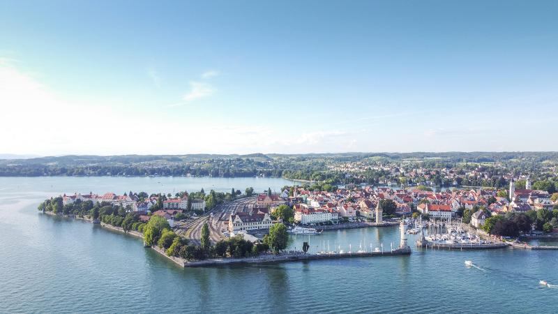 vue sur le lac de Constance lors d'un séjour linguistique allemand