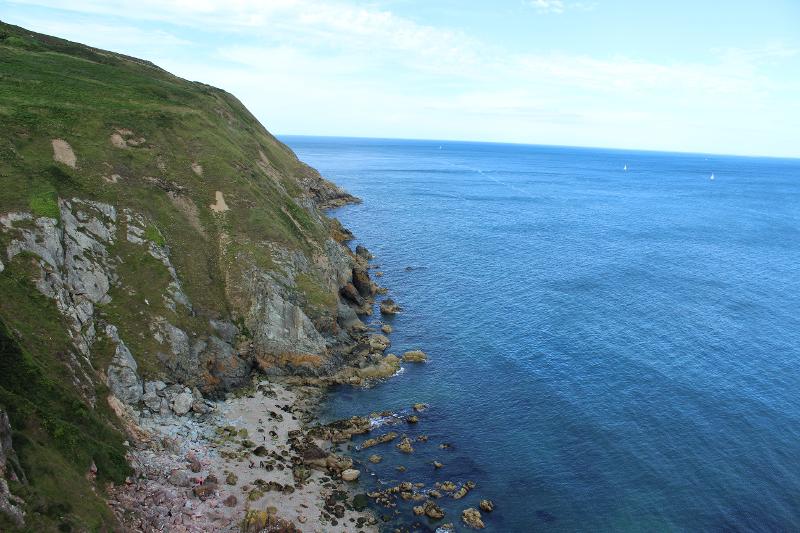 Falaise avec la mer lors d'un séjour linguistique irlande