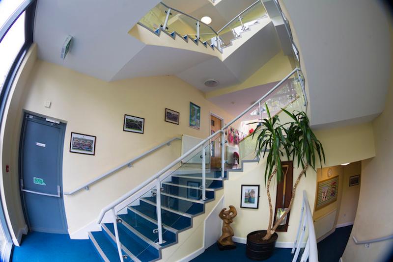 intérieur d'un building d'un séjour linguistique anglais