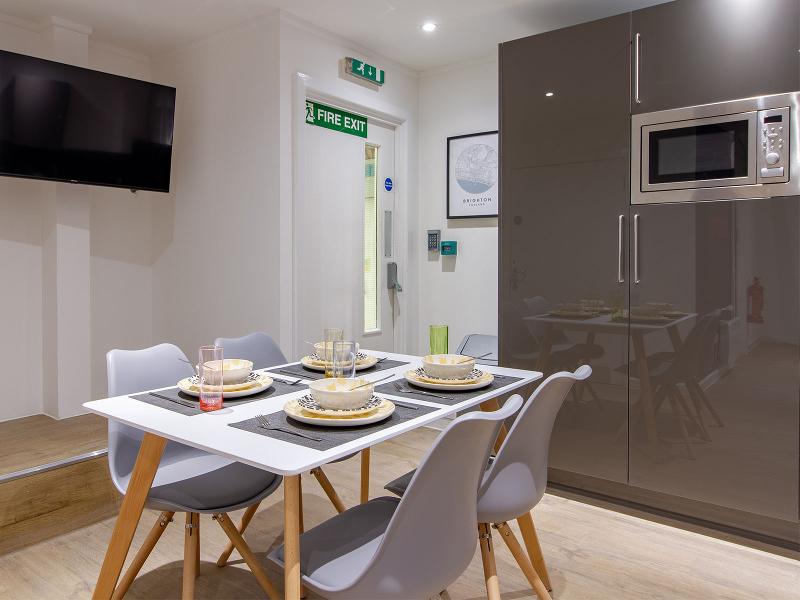 Salle à manger pendant le voyage de langues Angleterre