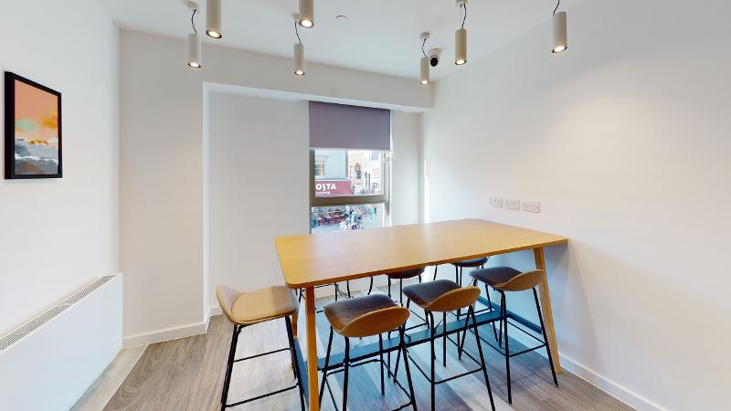Salle à manger d'un voyage de langues Angleterre