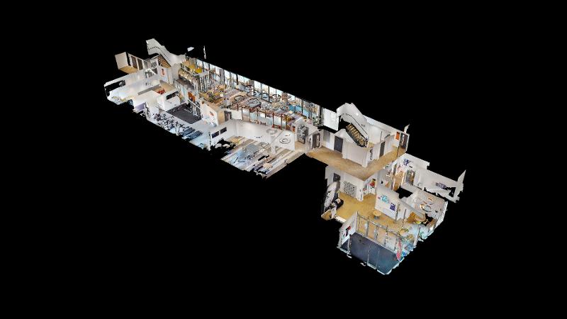 Plan 3D du pavillon du séjour linguistique anglais