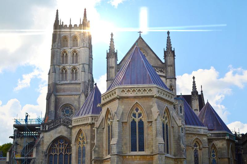 une cathédrale visitée lors d'un voyage de langue Angleterre