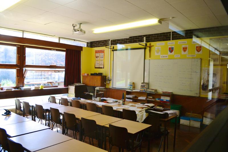 une salle de classe d'un voyage de langue Angleterre