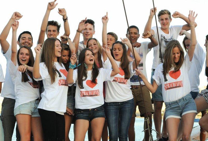 Une photo de groupe prise lors d'un séjour linguistique Malte