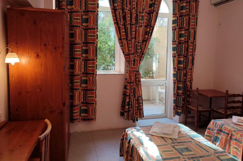 Une chambre double utilisée lors d'un stage linguistique Malte