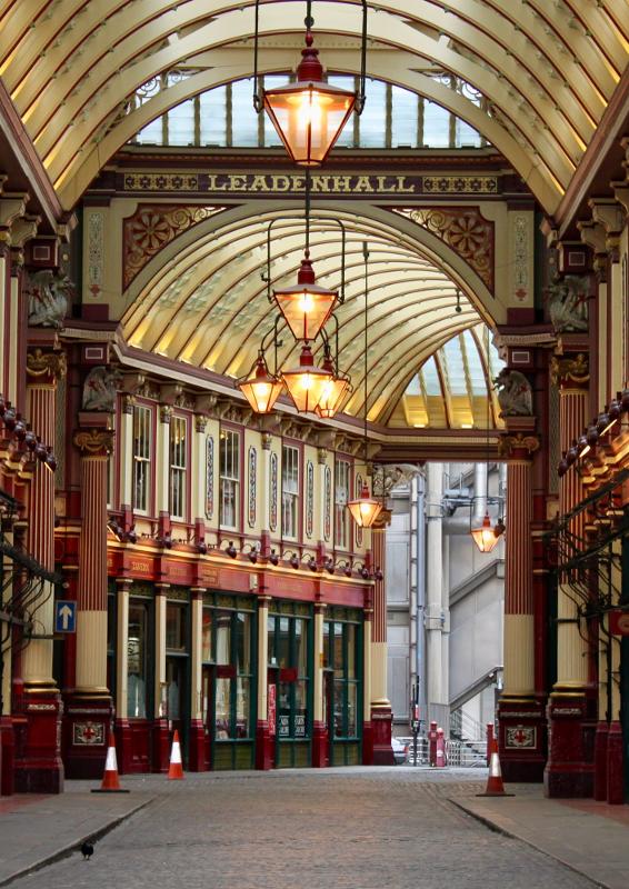Interior del London Hall durante un curso de ingles en londres