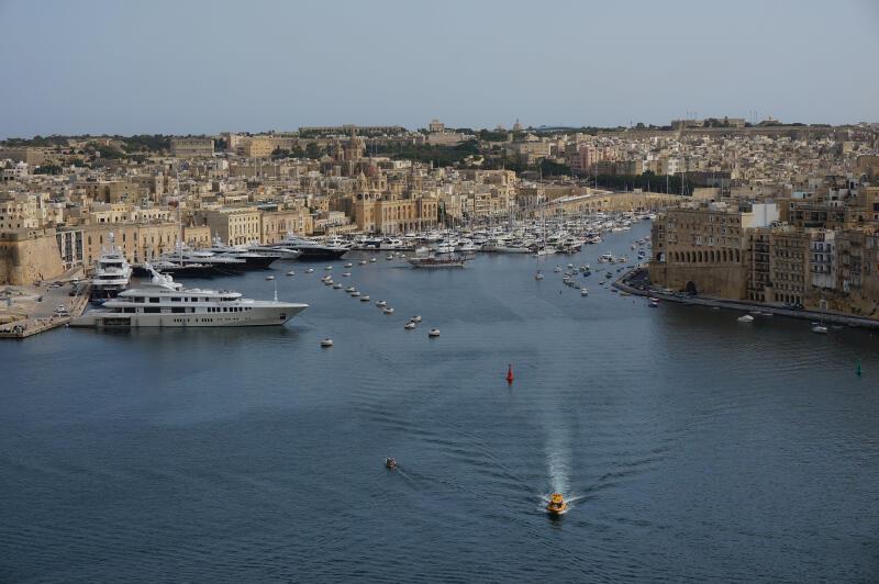 vue sur la capital de Malte, La Vilette pendant un séjour linguistique Malte famille d'accueil