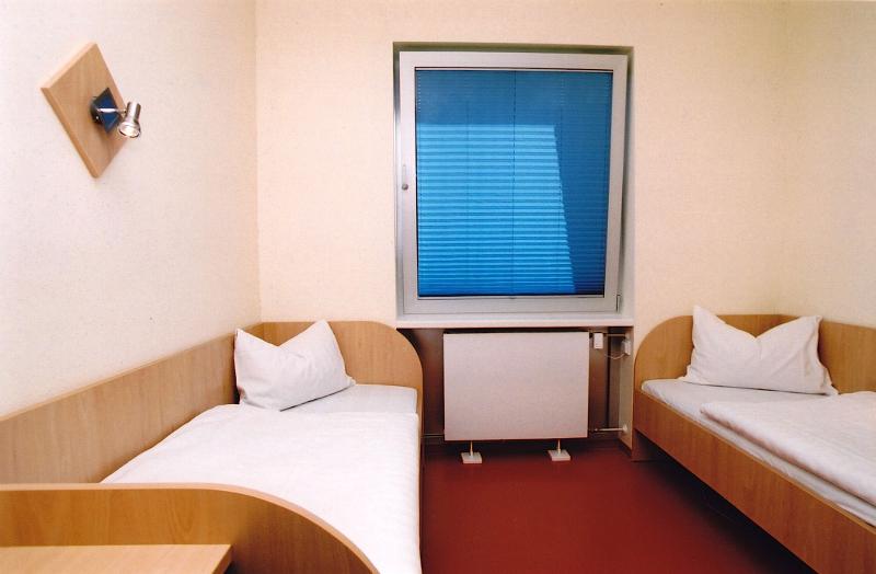 Chambre double avec deux lits lors du sejour linguistique allemand