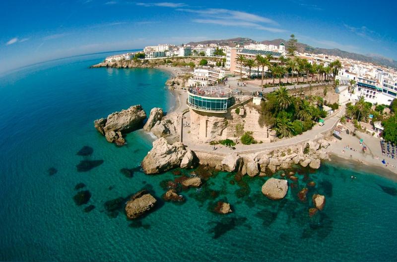 Un des points de vue, offrant une vue panoramique sur la mer