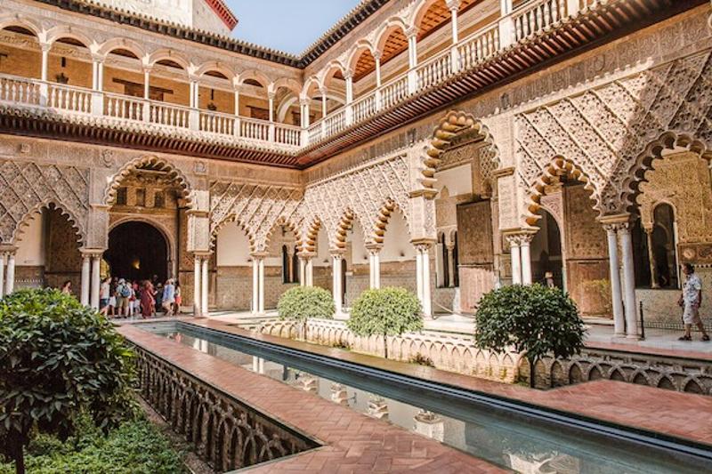 Photo de l'Alcazar de Séville, à visiter durant ton séjour linguistique Espagne