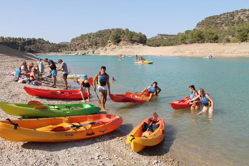 Une sortie kayak lors du séjour linguistique espagne