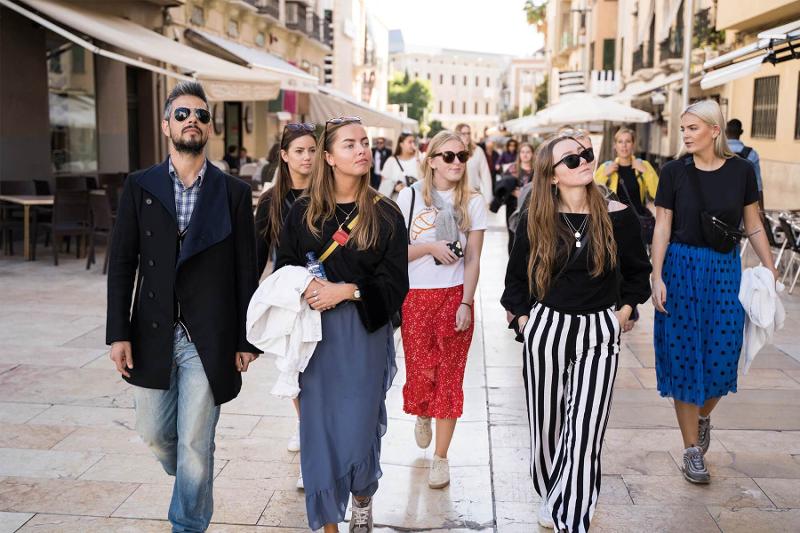une session visite et shopping lors d'un séjour linguistique Espagne