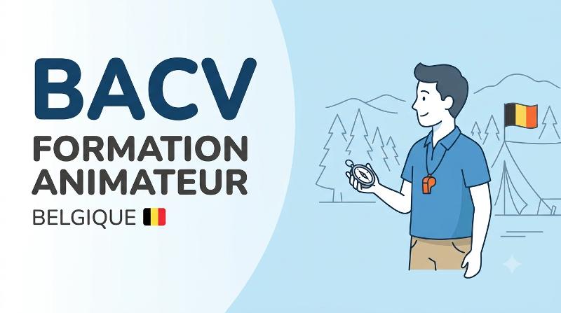 Le BACV : la formation pour être animateur en Belgique
