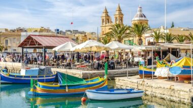 vue de la ville d'un sejour linguistique malte