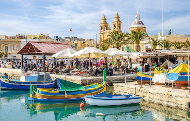 vue de la ville d'un sejour linguistique malte