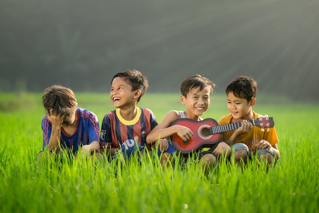 Chanter une comptine colonie de vacances